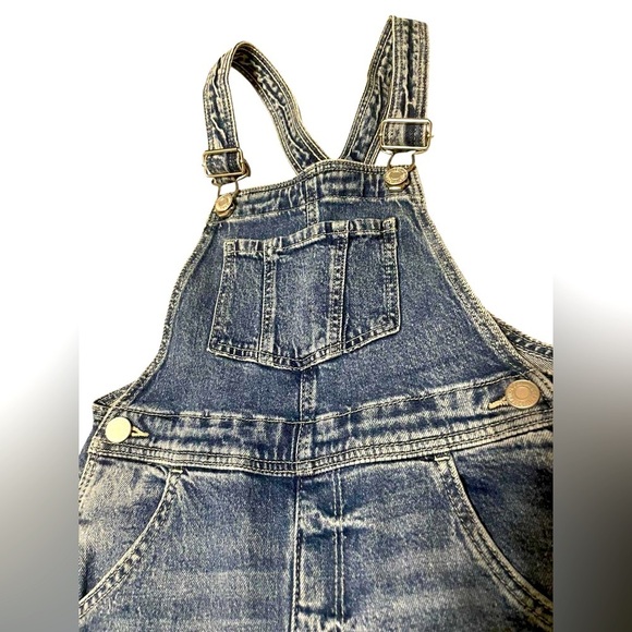 H&M Kids Blue Denim Overalls - Picture 3 of 3